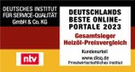 DISQ ntv Gesamtsieger Preisportale für Heizöl 2023